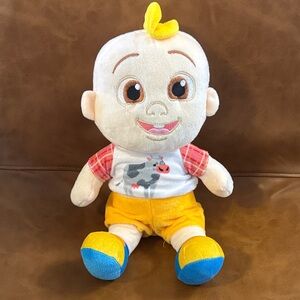 CoComelon JJ 18” Plush with Yellow and Blue Outfit